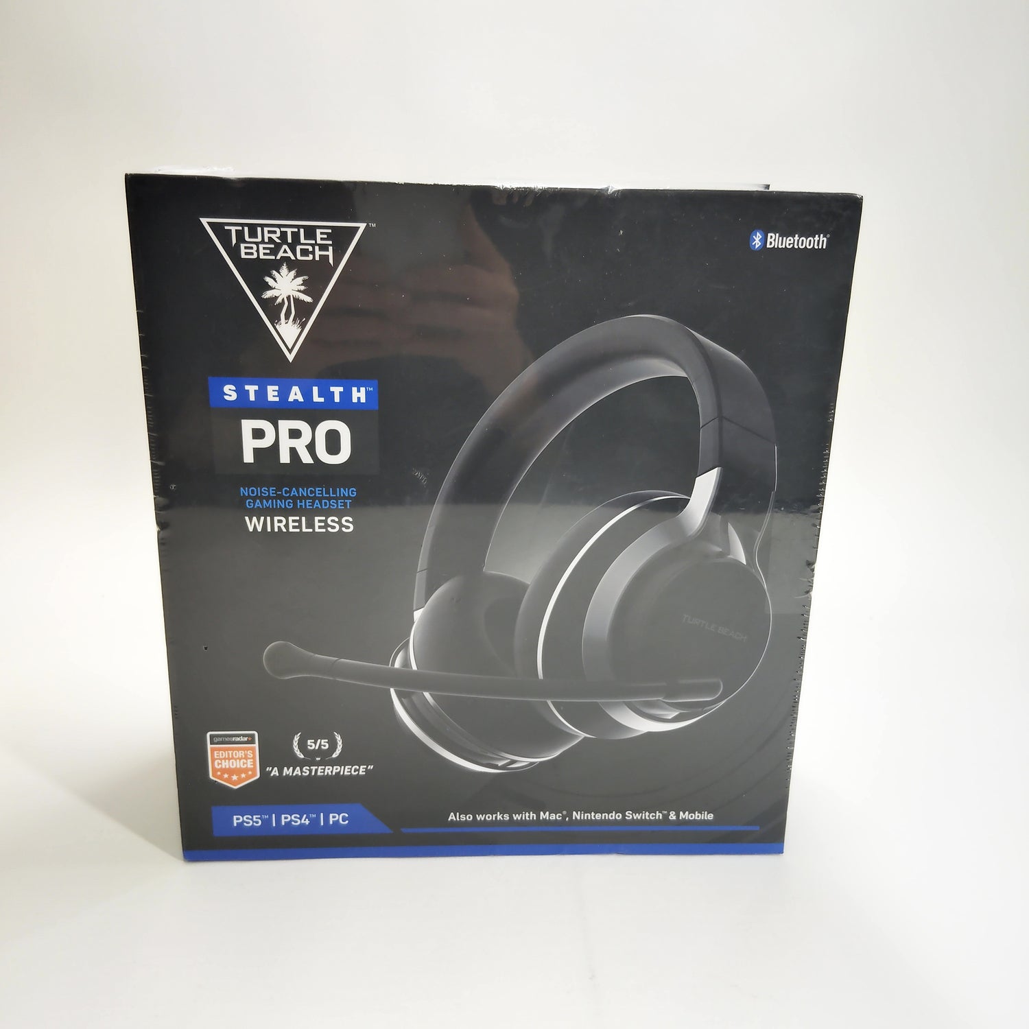 New Turtle Beach Stealth Pro Over Ear Gaming Headset Black TBS